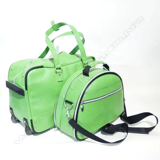 CATHERINE MANUELL DESIGN PC TRAVEL BAG SET, OVERNIGHT BAG & LG VANITY CASE 