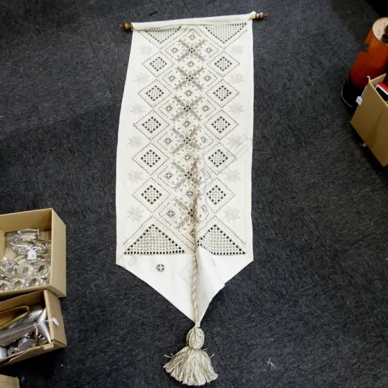 EMBROIDERED WALL HANGING 
