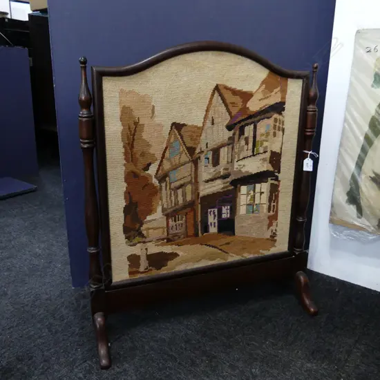 EMBROIDERED FIRESCREEN