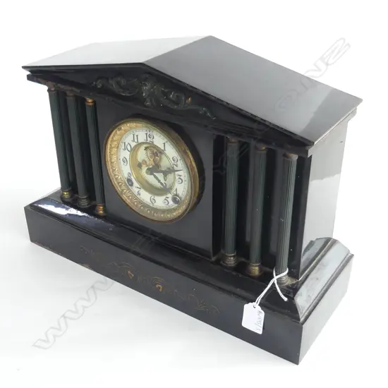 ANTIQUE ANSONIA MANTLE CLOCK W.420mm