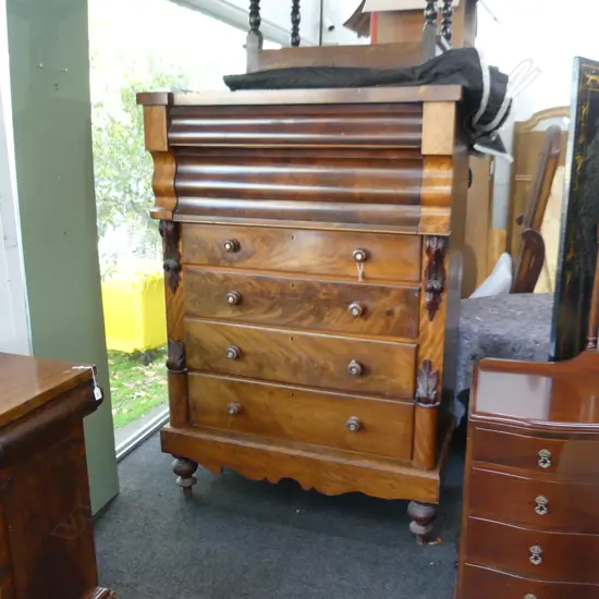MAHOGANY SCOTCH CHEST