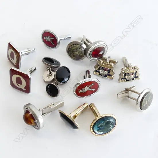 7 PR VINTAGE CUFFLINKS 
