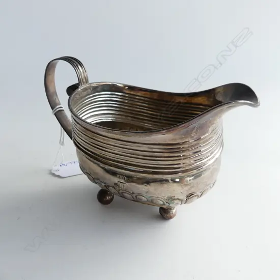 GEORGIAN STG SILVER CREAM JUG FAULTS 139 GRAMS
