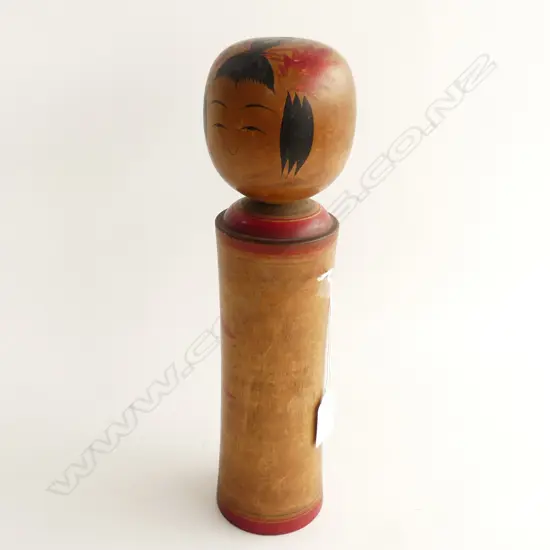 LG JAPANESE KOKESHI WOODEN DOLL, C 1920'S 