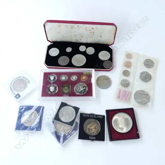 COIN COLLECTION; COMMEMORATIVE DOLLARS, COIN SETS ETC
