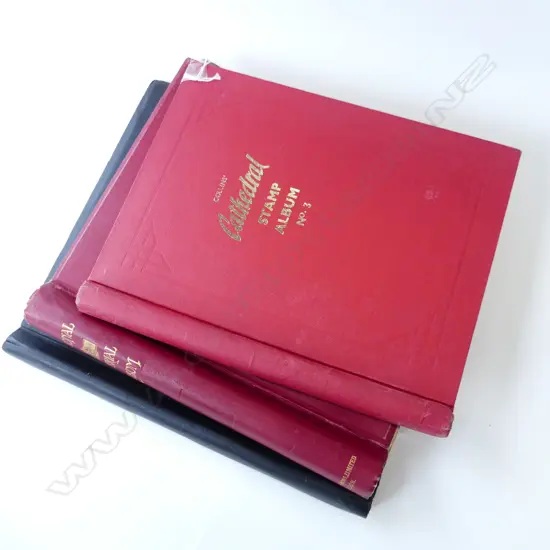 3 STAMP ALBUMS