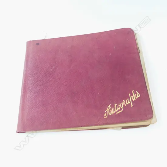 AUTOGRAPHS BOOK c.1922 - DORIS KINGSTON HELENSVILLE - ASST. POEMS ETC