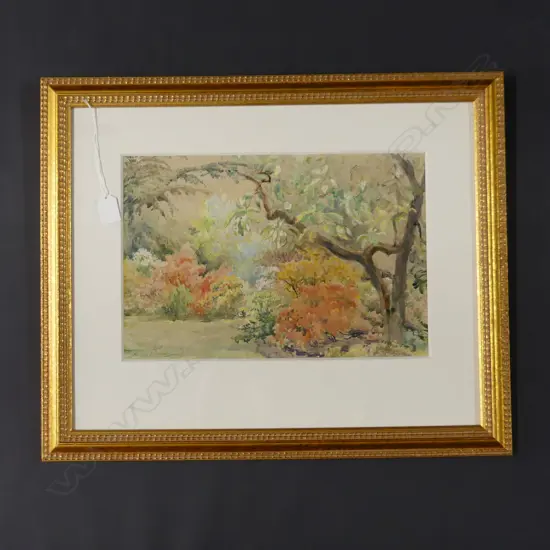 AGNES PRINGLE GARDEN W/C 245x370mm