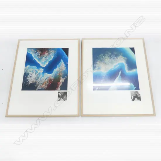 BARBARA GRAHAM (NZ 1946-) 2 LG ETCHINGS - SPACE ODYSSEY 5 & 6 ED. OF 50 675 x 505mm