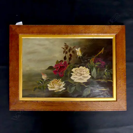 ADA BRIGHTLING ROSES OIL 1899 295x450mm
