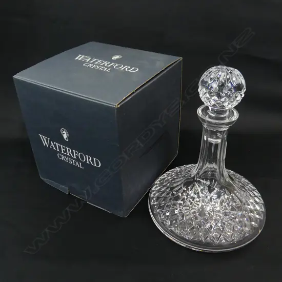 WATERFORD CRYSTAL SHIPS DECANTER, IN ORIGINAL BOX