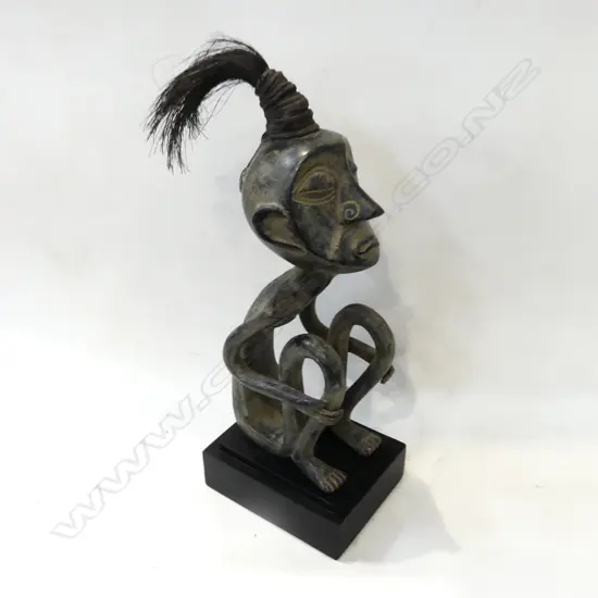 BRONZE ABSTRACT TRIBAL FIGURE H.370mm