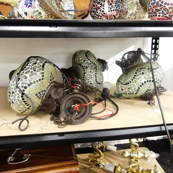 SET OF 3 MOROCCAN LANTERNS 