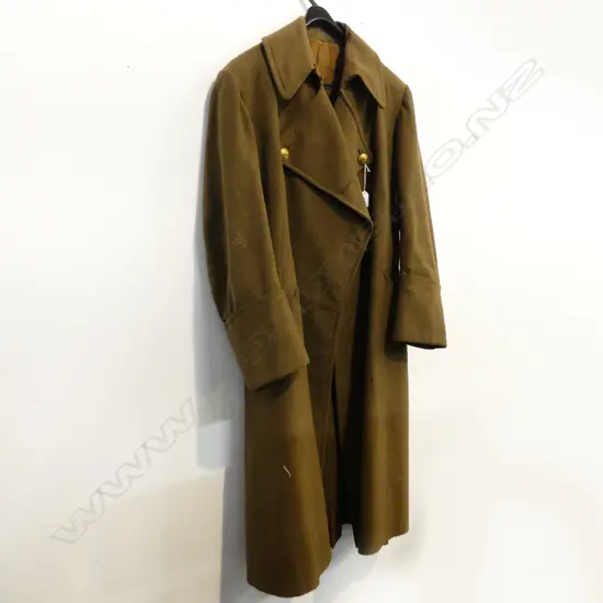 VINTAGE KAKHI NAVAL COAT 