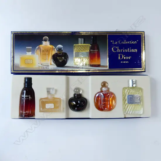 VINTAGE BOX SET 5 CHRISTIAN DIOR PERFUMES