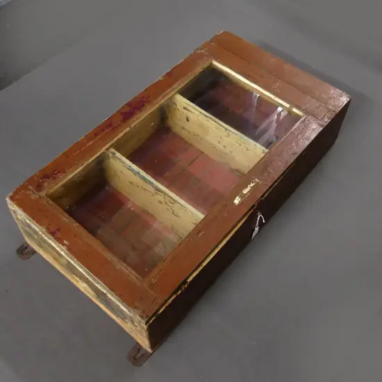 GLAZED MEDICINE CABINET 400x185x740mm