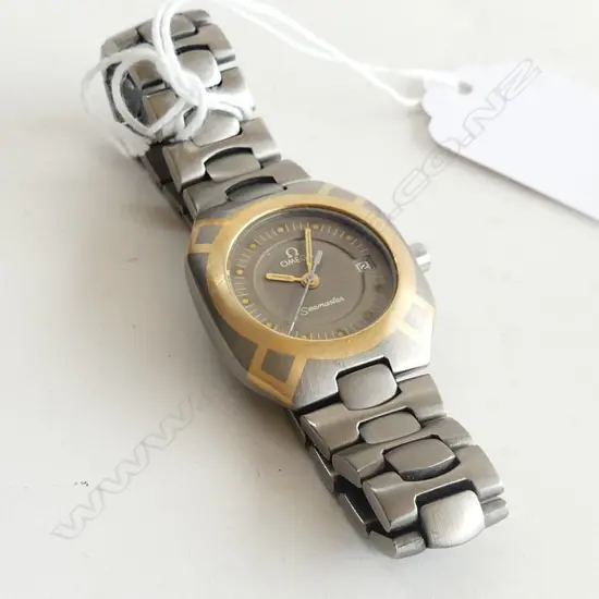 OMEGA SEAMASTER POLARIS GRAY DIAL QUARTZ LADIES WATCH 1980's/90's