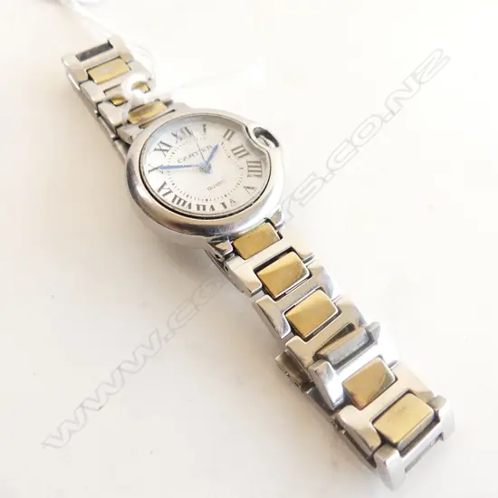 CARTIER LADIES WRISTWATCH STAINLESS STEEL the glass badly scratched