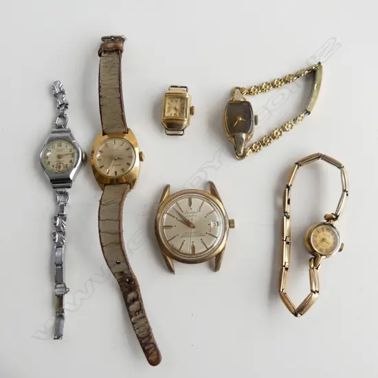 6 VINTAGE WRIST WATCHES LADIES & GENTS A.F
