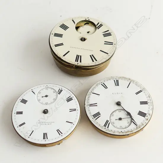 BAG ANTIQUE FOB WATCH MECHANISMS  