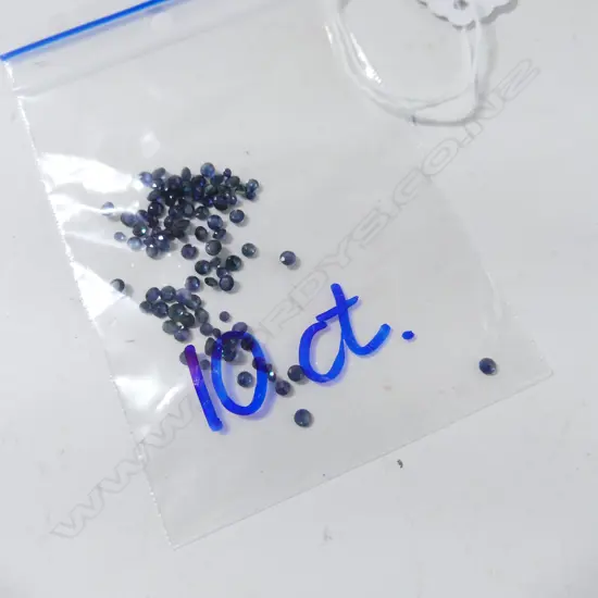10ct FACETED SAPPHIRES 
