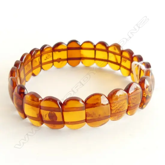 GENUINE AMBER BEAD BRACELET 