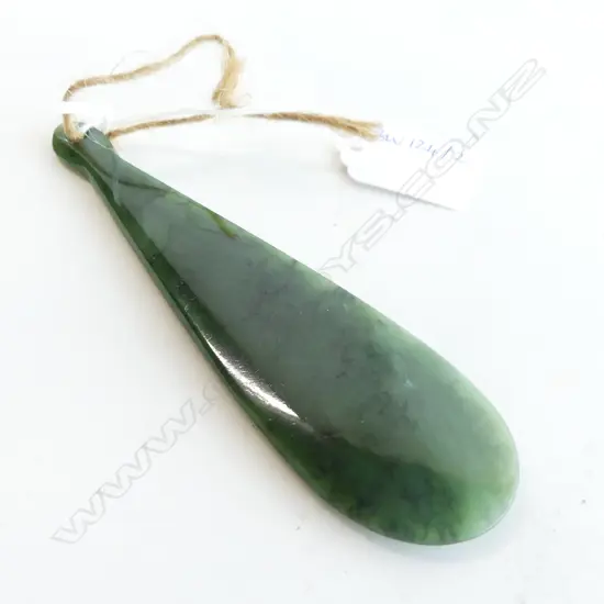 GREENSTONE PENDANT L.150mm