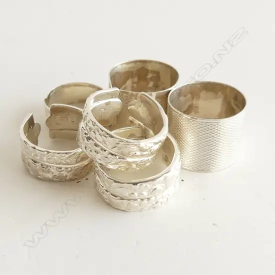 6 STG RINGS 52 GRAMS 