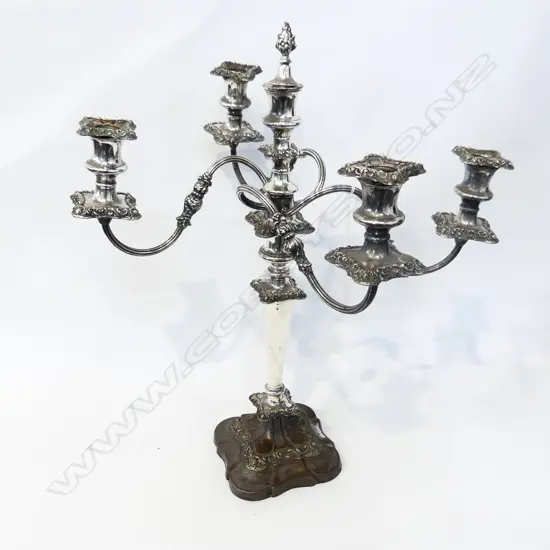 VINTAGE 4 ARM EP CHANDELABRAH H.550mm