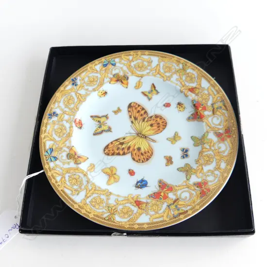 ROSENTHAL VERSACE PLATE, BOXED 180mm dia