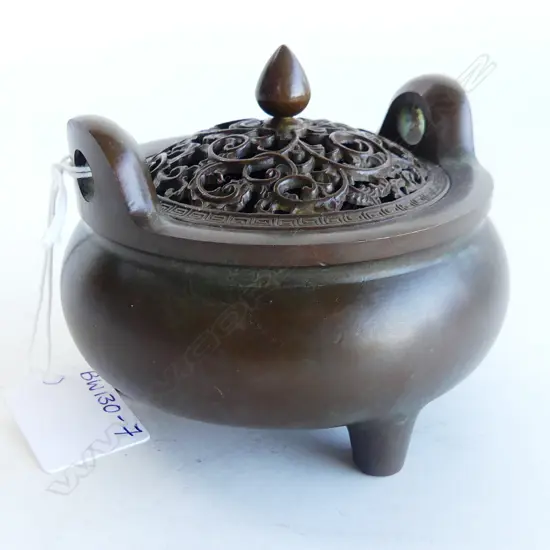 CHINESE BRONZE CENSOR