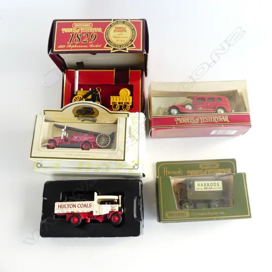 5 MINT & BOXED MATCHBOX TOYS YESTERYEAR ETC L170MM LARGEST