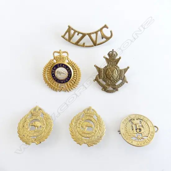 6 ASST. NZ WAR MEDALS