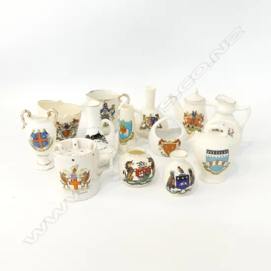 SOUVENIR MINIATURES, VASES, POTS, EWERS