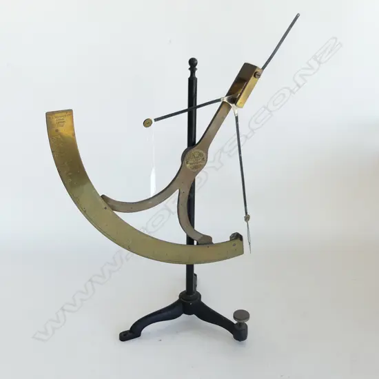 VINTAGE BRASS PAPER SCALES BY H. E. MESSMER LTD LONDON H.430mm