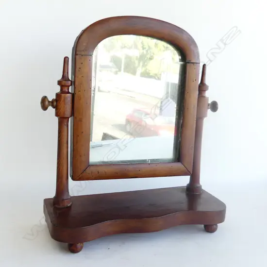 MAHOGANY DRESSING TABLE MIRROR H400MM
