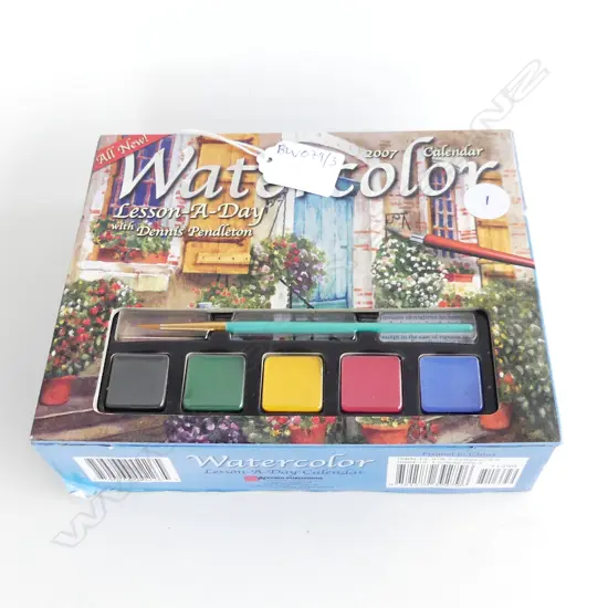 WATERCOLOUR PAINT SET 'LESSON-A-DAY' 