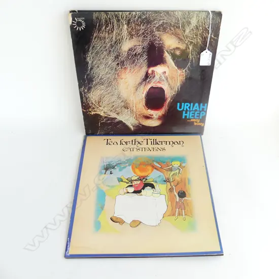 2 LP RECORDS: Uriah Heep – ...Very 'Eavy Very 'Umble... + CAT STEVENS 'TEA FOR THE TILLERMAN'