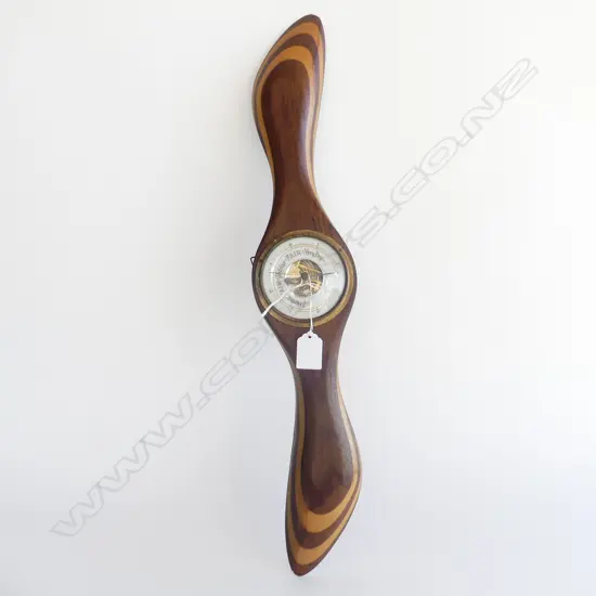 BAROMETER IN WOODEN PROPELLER L.580mm
