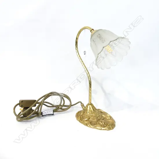 BRASS  REPRO TABLE LAMP H320MM