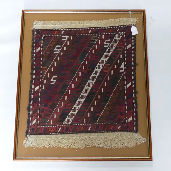 FRAMED HAND KNOTTED MAT 415 X 500MM