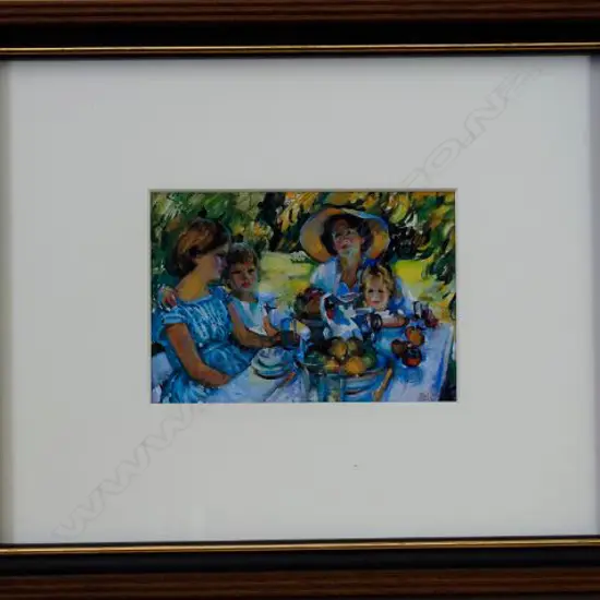 EVELYN PAGE (NZ 1899-1988), UNDER THE ASH TREE 1960, PRINT, 240mm x 290mm