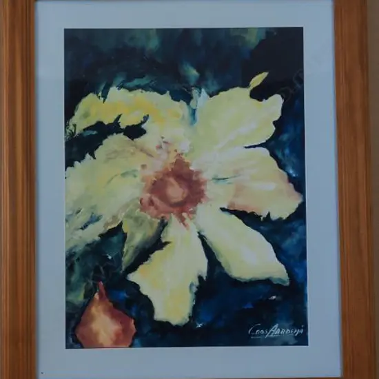 COOS AARDEMA (DUTCH) FLOWERS, PRINT, 580mm x 480mm