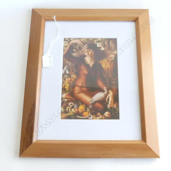 A. LOIS WHITE PRINT 'ODE TO AUTUMN' 1945 215x135mm