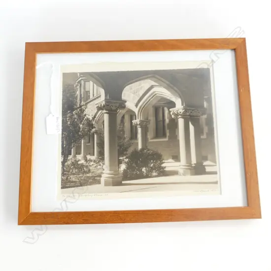 GEORGE CHANCE FRPS PHOTO; CLOISTERS CANTERBURY COLLEGE 230x265mm 