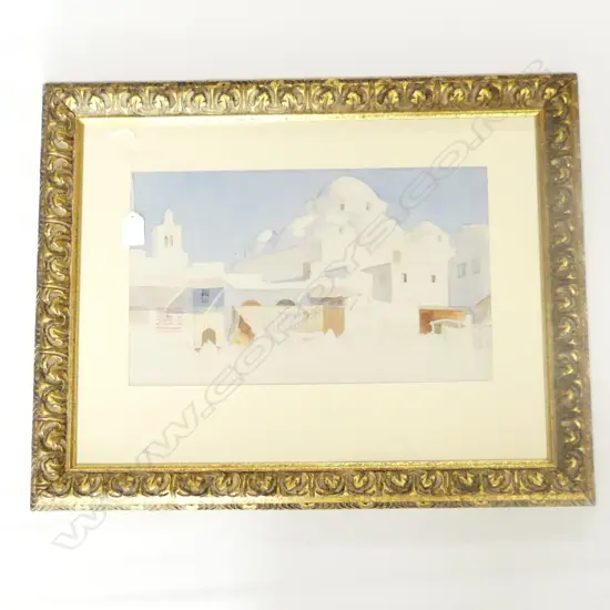 JOHN WEEKS 'MORROCAN MOSQUE' W/C 290x380mm