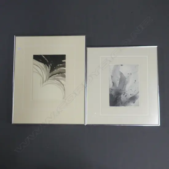 A C ODDY, 2 INK WASH WORKS ON PAPER, INITIALLED AND DATED 1970 & 1976 , 240 X 180 & 160X 210 mm 