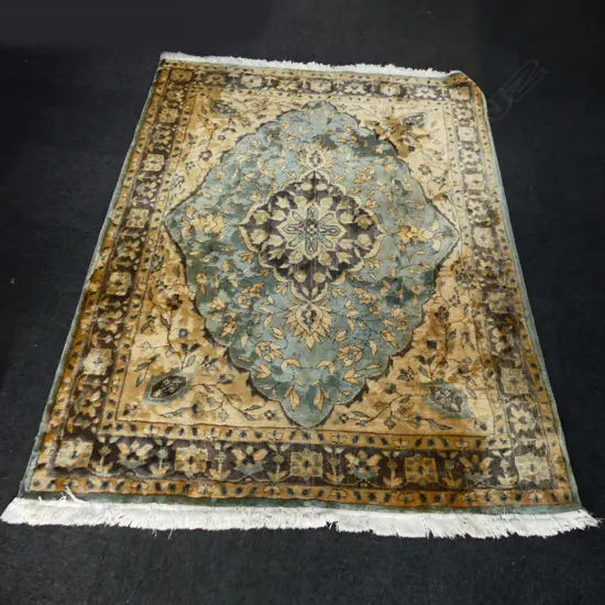 LG MACHINED RUG - BLUE & FAWN TONES 1800x2500mm