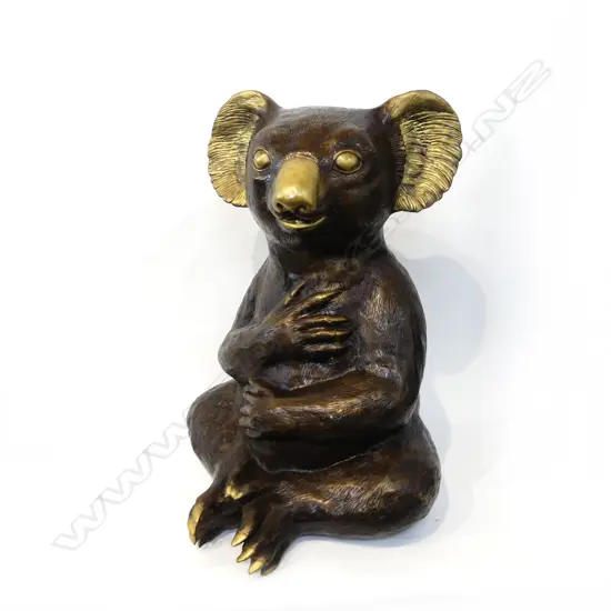 VERY LARGE BRONZE KOALA H.680mm