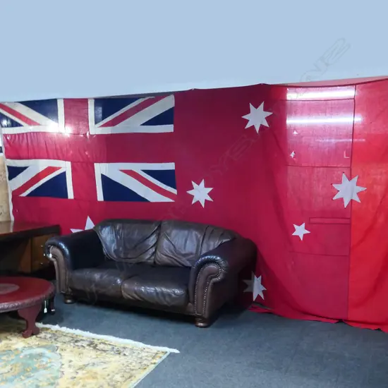 VWEY LARGW AUSTRALIAN RED ENSIGN FLAG